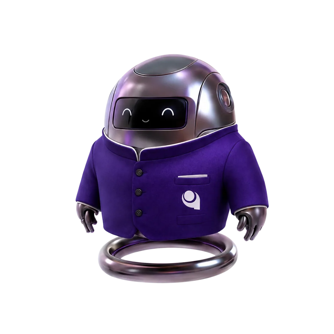 Mr. I, Executive AI de Luntriqa, representado como un robot